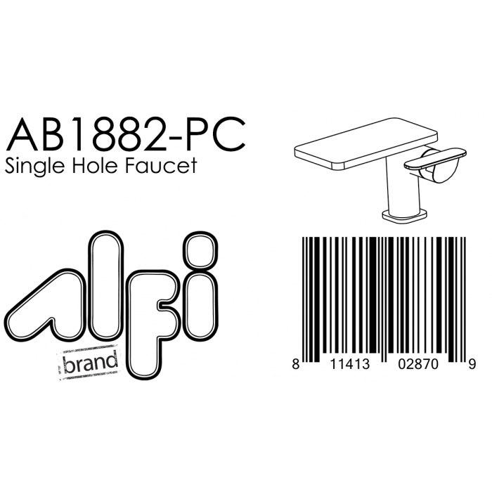 ALFI  Single-Lever Bathroom Faucet - AB1882