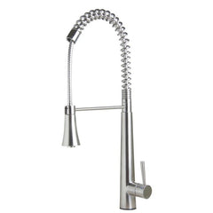 ALFI Solid Stainless Steel Commercial Spring Kitchen Faucet - AB2039S