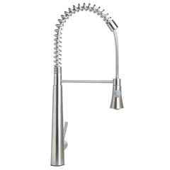 ALFI Solid Stainless Steel Commercial Spring Kitchen Faucet - AB2039S