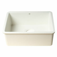 ALFI 23" White Fireclay Undermount Kitchen Sink - AB2317