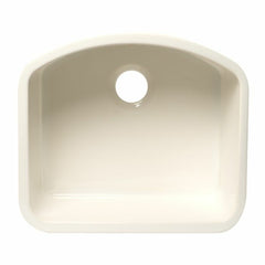 ALFI 24" White Fireclay Undermount D-Shaped Kitchen Sink - AB2417C (Discontinued)