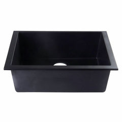 ALFI 24" Undermount Single Granite Composite Kitchen Sink - AB2420UM