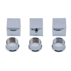 ALFI 3-Way Thermostatic Valve Shower Mixer Square Knobs - AB2801