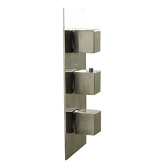 ALFI Concealed 4-Way Thermostatic Valve Square Shower Mixer - AB2901