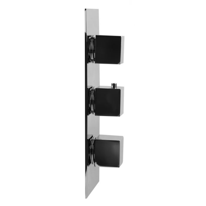 ALFI Concealed 4-Way Thermostatic Valve Square Shower Mixer - AB2901