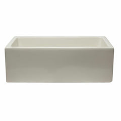 ALFI 30" Reversible Smooth/Fluted Single Fireclay Farm Sink - AB3018HS