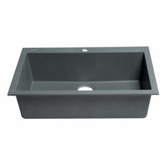 ALFI 30" Drop-In Single Bowl Granite Composite Kitchen Sink - AB3020DI