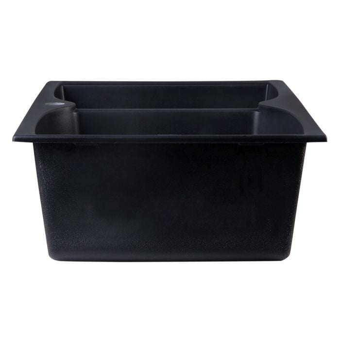 ALFI brand AB3220DI 32 Drop-In Double Bowl Granite Composite