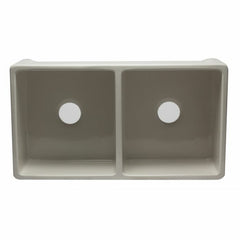 ALFI 33" Reversible Double Fireclay Farm Kitchen Sink - AB3318DB