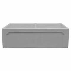 ALFI 33" Reversible Double Fireclay Farm Kitchen Sink - AB3318DB