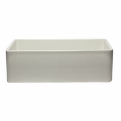 ALFI 33" Reversible Single Fireclay Farmhouse Kitchen Sink - AB3320SB