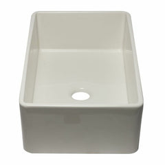 ALFI 33" Reversible Single Fireclay Farmhouse Kitchen Sink - AB3320SB