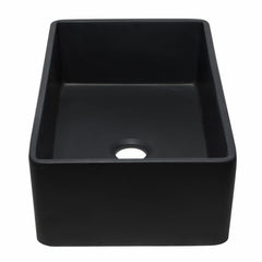 ALFI 33" Reversible Single Fireclay Farmhouse Kitchen Sink - AB3320SB