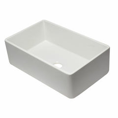 ALFI 33" Reversible Single Fireclay Farmhouse Kitchen Sink - AB3320SB