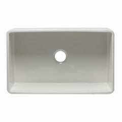 ALFI 33" Reversible Single Fireclay Farmhouse Kitchen Sink - AB3320SB