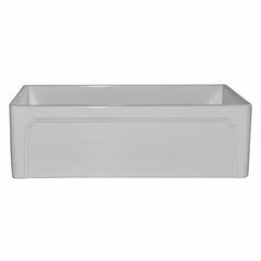 ALFI 33" Reversible Single Fireclay Farmhouse Kitchen Sink - AB3320SB