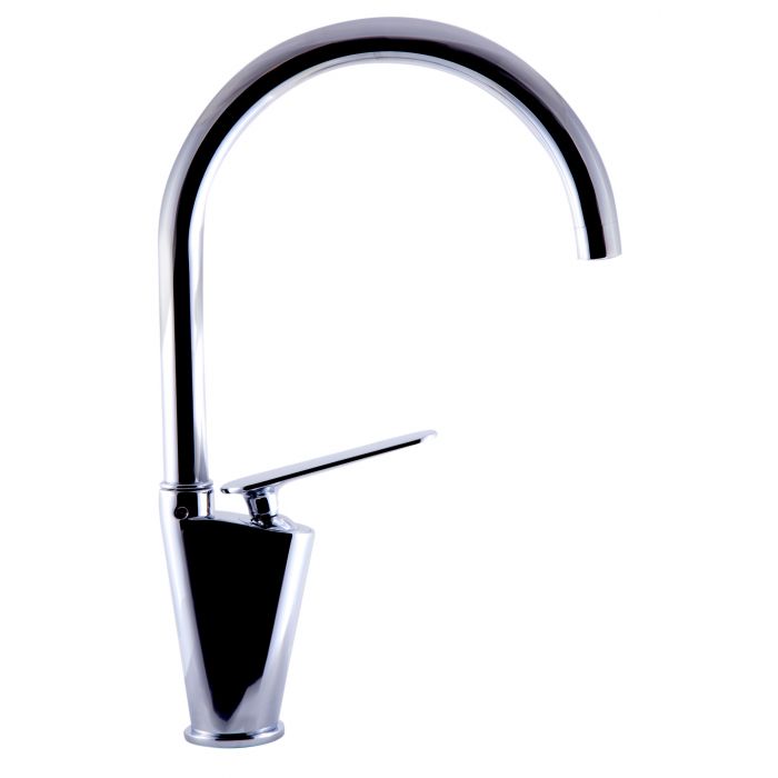 ALFI Gooseneck Single Hole Bathroom Faucet - AB3600