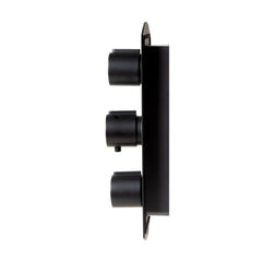 ALFI 3-Way Thermostatic Valve Shower Mixer Round Knobs - AB4001