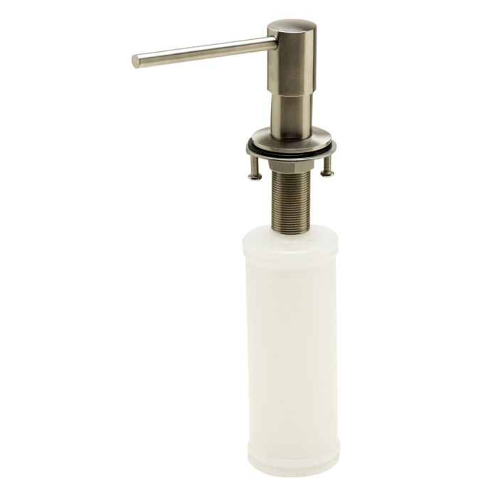 ALFI Ultra Modern Round Solid Stainless Steel Soap Dispenser - AB5006
