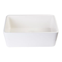 ALFI 23'' Fireclay Single Bowl Farmhouse Apron Kitchen Sink - AB503