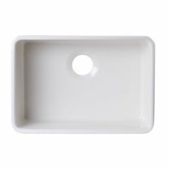 ALFI  24" Single Bowl Fireclay Undermount Kitchen Sink - AB503UM