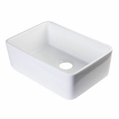 ALFI  24" Single Bowl Fireclay Undermount Kitchen Sink - AB503UM