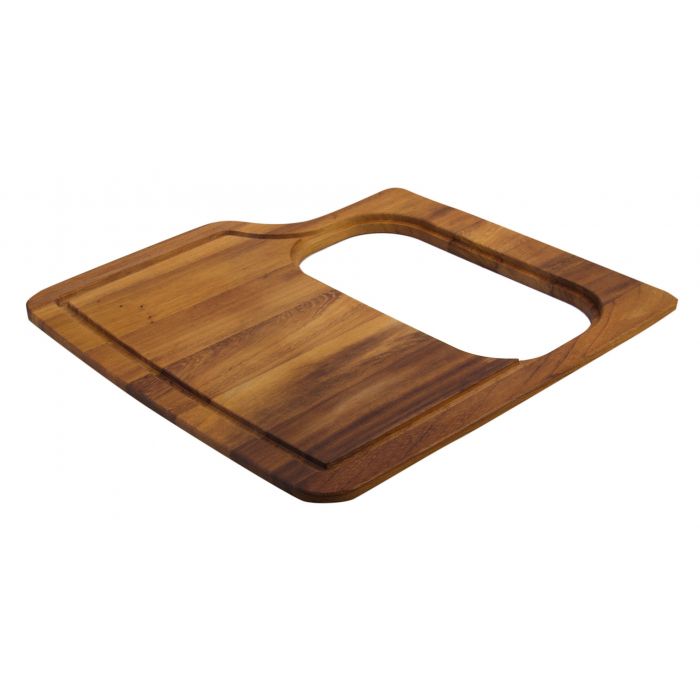 ALFI brand AB50WCB Rectangular Wood Cutting Board with Hole for AB3520DI