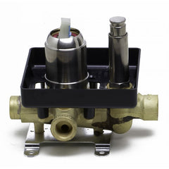 ALFI Single Lever Bath Shower Valve Diverter Polished/Brushed - AB5601