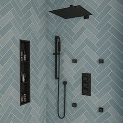 ALFI Sliding Rail Hand Shower Set in Polished or Brushed - AB7606