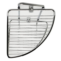 ALFI Polished Chrome Corner Mounted Double Basket Shower Shelf Bathroom Accessory - AB9532