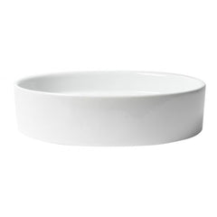 ALFI  22" White  Oval Above Mount Ceramic Sink - ABC911