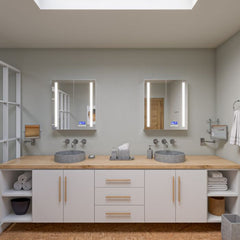ALFI 12" x 8" Concrete Gray Matte Waste Bin for Bathrooms - ABCO1045