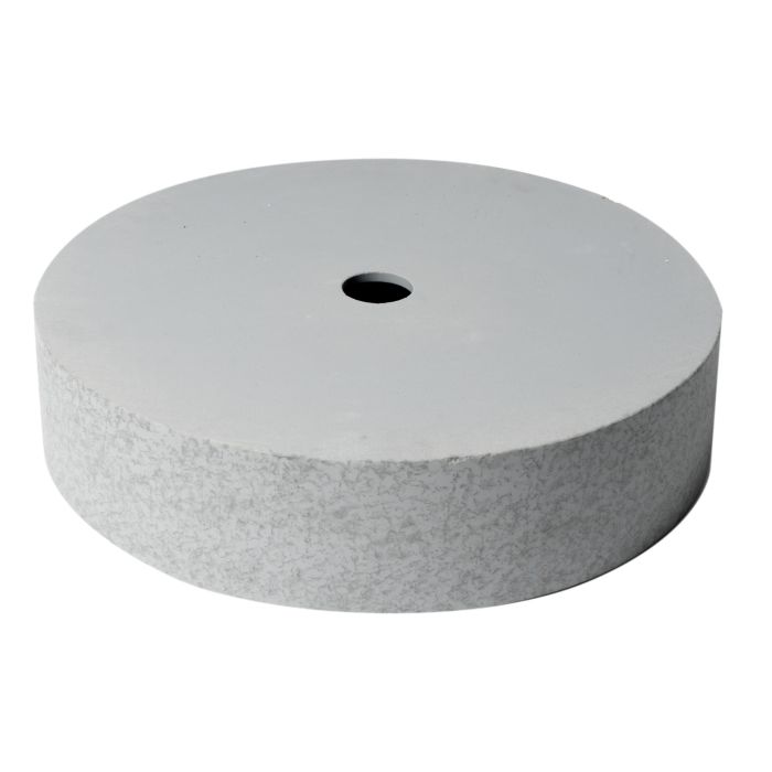 ALFI 17" Round Solid Concrete Gray Matte Above Mount Bathroom Sink - ABCO17R