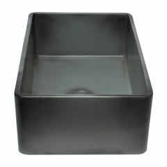 ALFI 33" Fireclay Farmhouse Kitchen Sink In Concrete Color - ABCO3320SB