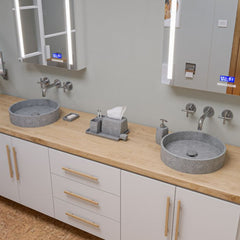 ALFI Solid Concrete Gray Matte Cap Bathroom Sink Drain - ABCO7055