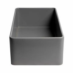 ALFI 36" x 18" Smooth Apron  Single Bowl Fireclay Farm Sink - ABF3618