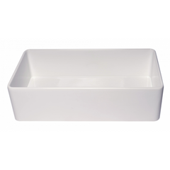 ALFI 36" x 18" Smooth Apron  Single Bowl Fireclay Farm Sink - ABF3618
