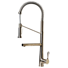 ALFI Double Spout Commercial Spring Kitchen Faucet - ABKF3787