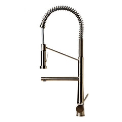 ALFI Double Spout Commercial Spring Kitchen Faucet - ABKF3787