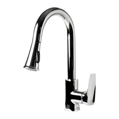 ALFI Square Gooseneck Pull Down Kitchen Faucet - ABKF3889
