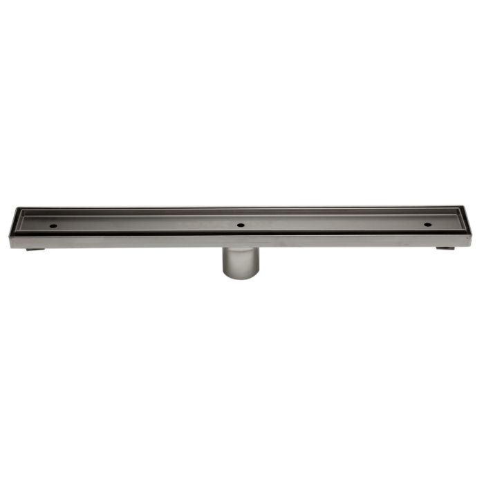 ALFI 24" Long Modern Stainless Steel Linear Shower Drain w/o Cover - ABLD24A