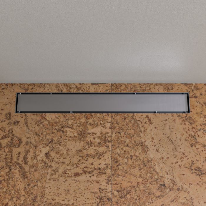 ALFI  24" Long Stainless Linear Shower Drain with Solid Cover - ABLD24B