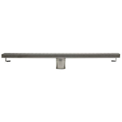 ALFI 24" Stainless Steel Linear Shower Drain with Groove Holes - ABLD24C