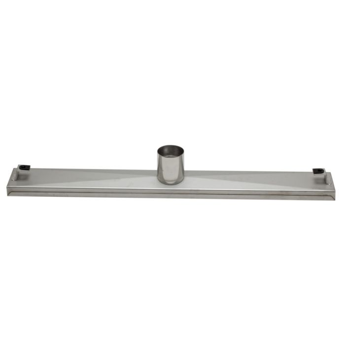 ALFI 24" Stainless Steel Linear Shower Drain with Groove Holes - ABLD24C