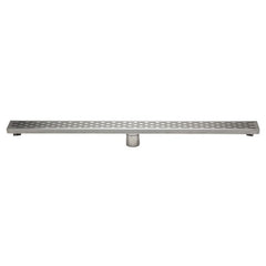 ALFI  36" Stainless Steel Linear Shower Drain with Groove Holes - ABLD36C