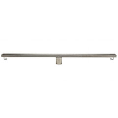 ALFI 36" Modern Stainless Steel Linear Shower Drain with Groove Lines - ABLD36D
