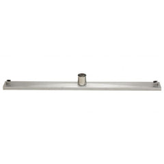 ALFI 36" Modern Stainless Steel Linear Shower Drain with Groove Lines - ABLD36D