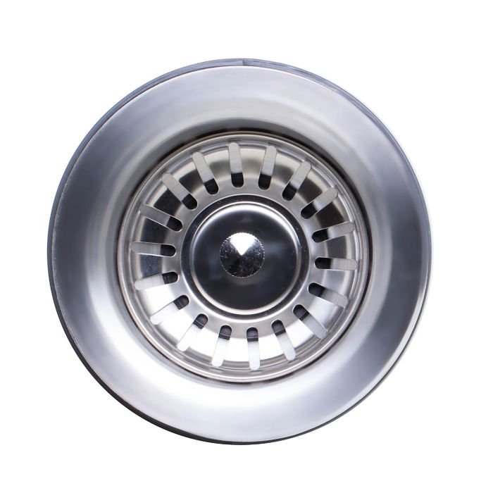 ALFI 3 1/2" Brushed or Polished Stainless Steel Basket Strainer Drain - ABST35