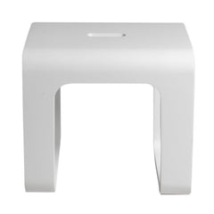 ALFI  White Matte Solid Surface Resin Bathroom / Shower Stool - ABST99