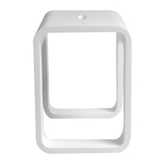 ALFI  White Matte Solid Surface Resin Bathroom / Shower Stool - ABST99